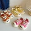 Children's Big Head Shoes Canvas Shoes Kindergarten Shoes Non-slip Girls Little White Shoes Boys Baby Ugly Cute Bread Shoes