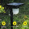 LED Solar Porch Lights Human Body Induction Outdoor Waterproof Landscape Spot Lights 3 Modes Pathway Light  For Garden Lighting