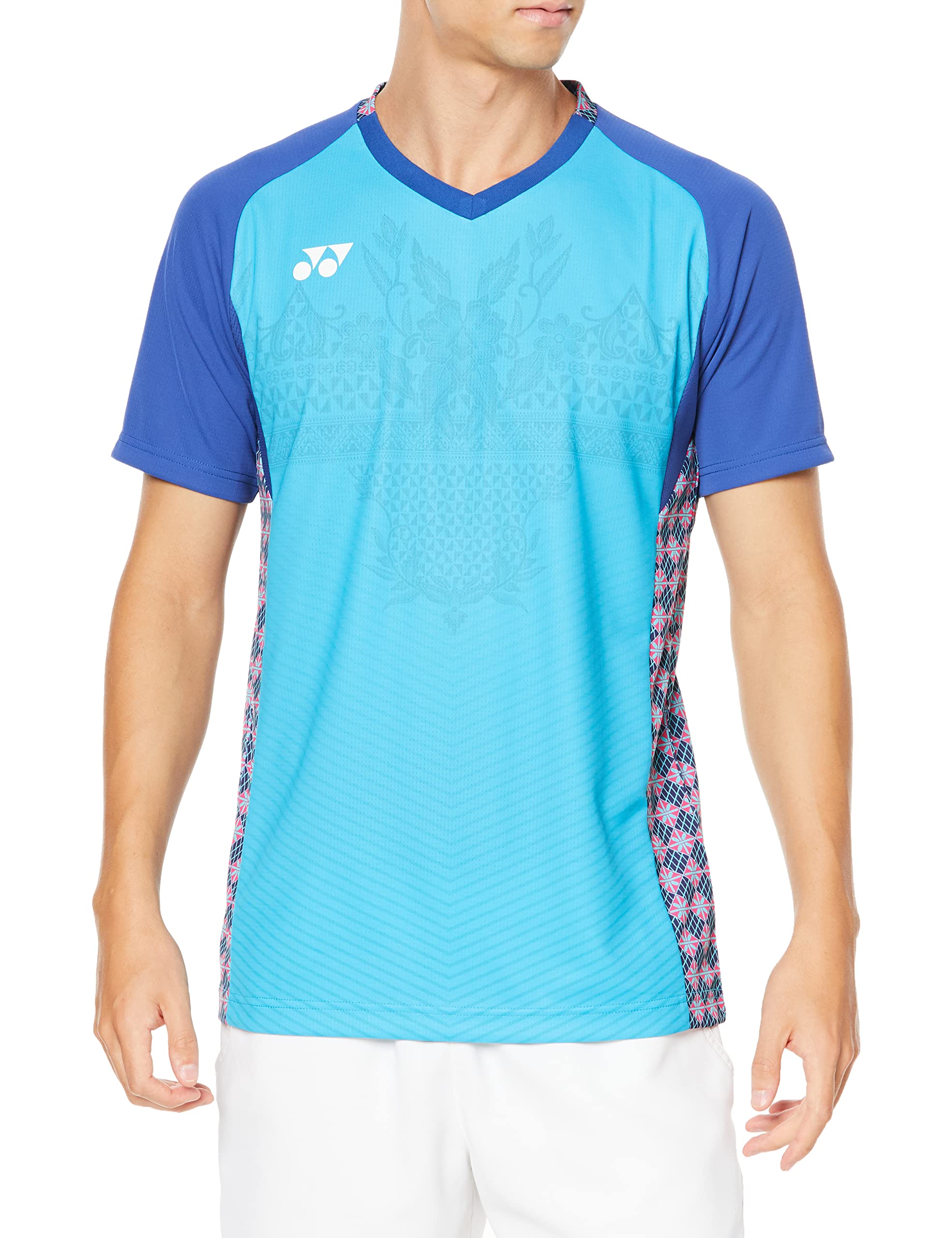 

Short Sleeve Shirt Game Shirt Turquoise M [Yonex] (Fit Style) Men s (161)