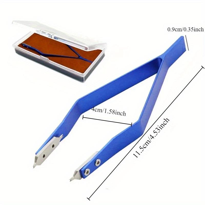 Professional Stainless Steel V-Type Watch Band Tweezer - Precision Spring Bar Removal Tool for Watches, Bracelets & Jewelry Repair with Ergonomic