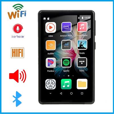 MP3-Player mit Bluetooth und WLAN 4 Zoll Voll-Touchscreen MP4-Player mit Lautsprechern Android Digital HiFi Sound Musikplayer