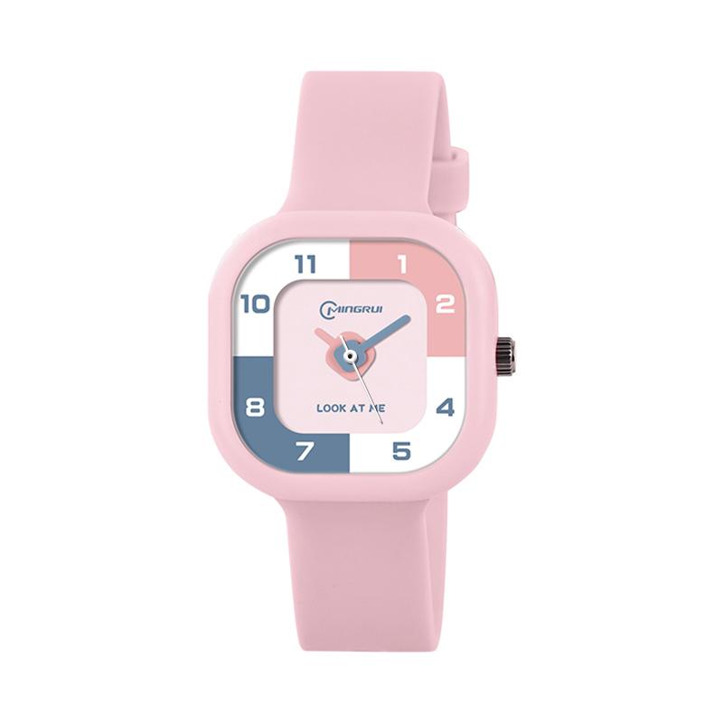 UTHAI CA05 Women's Square Watch Student Sports Watches Korean Edition Simple 30M Waterproof Couple Wristwatch Men's Clock