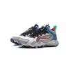 Li Ning Kids Pioneer Ling I TD Synthetic Leather Comfortable Shock Absorption Low Top Basketball Shoes Kids basketball shoes Gray Blue YKBU128-1