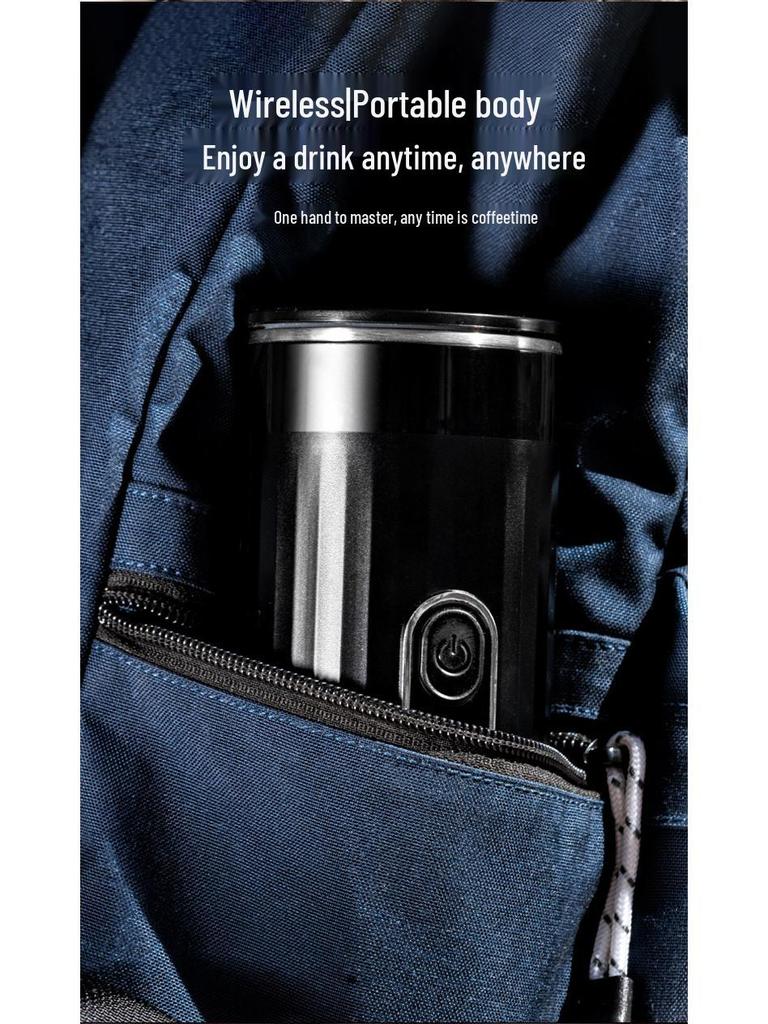 Přenosný bezdrátový kávovar na espresso do auta: Plně automatický italský kávovar na kapsle