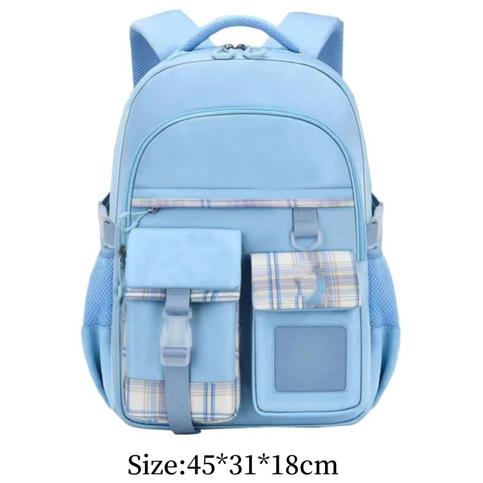 Waterproof New Lightweight Backpack For Primary School Girls And Children Large Capacity Spinal Protection Backpack For Girls