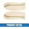 Car Front Door Panel Armrest Cover Interior Door Trims for Toyota Prius 2004-2009 Beige 1 Pair