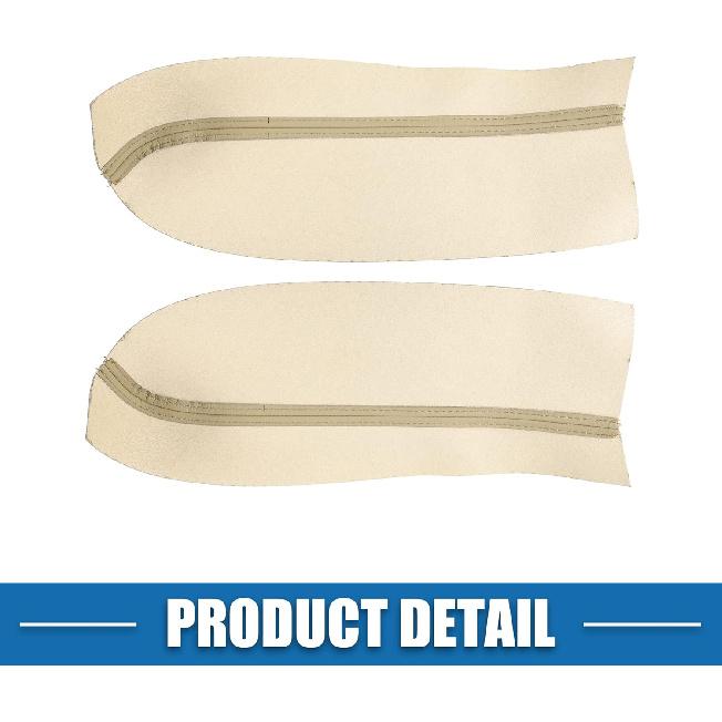 Car Front Door Panel Armrest Cover Interior Door Trims for Toyota Prius 2004-2009 Beige 1 Pair