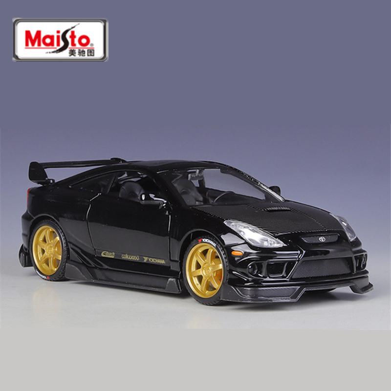xmwcj1 Maisto 1:24 Toyota Celica GT-S Alloy Miniature Car Model Diecast Metal Scale Car Model Collection Children Toy Vehicles Gift