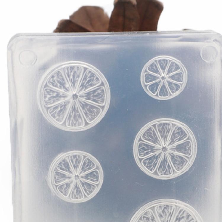 Creative Epoxy Resin Mould Lemon Slices Shape Silicone Mold for DIY Resin Crafts