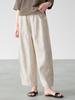 Pantaloni Casual da Donna 100% Lino Puro - Nuova Collezione Primavera/Autunno 2026, Traspiranti, Ampi, Gamba Dritta.