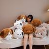 New Arrive Kawaii Anime Simulation Chubby Dog Plush Toys Stuffed Lifelike Dog Doll Nice Gifts Home Car Decoration