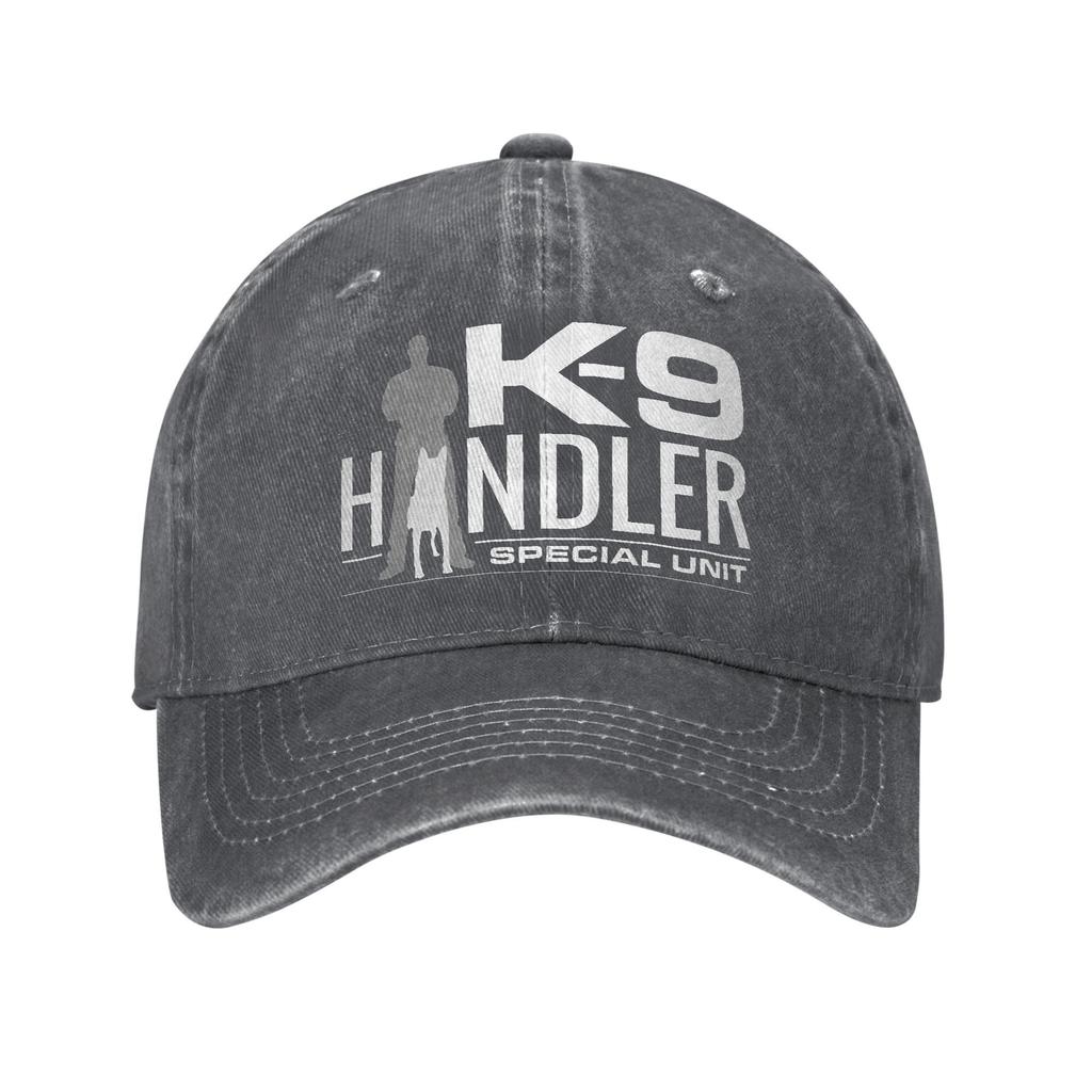 K9-Unit-Malinois-Team Handler Baseball Caps Vintage Distressed Washed Tactical Police Dog Squad Snapback Hat Outdoor Adjustable