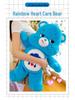 Creative Rainbow & Angry Bear Plush Toy - Cartoon Doll, Perfect Children's Birthday Gift