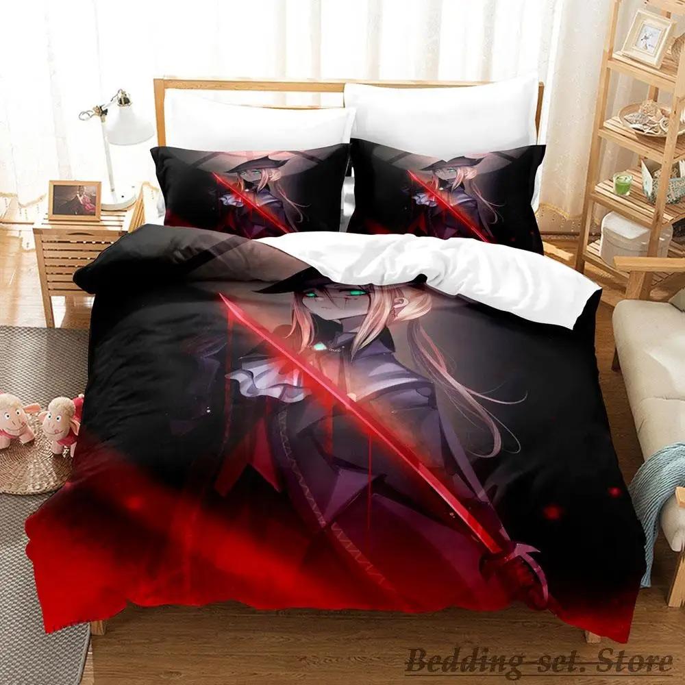 New Bloodborne Lady Bedding Set Single Twin Full Queen King Size Bed Set Adult Kid Bedroom Duvetcover Sets Anime Game