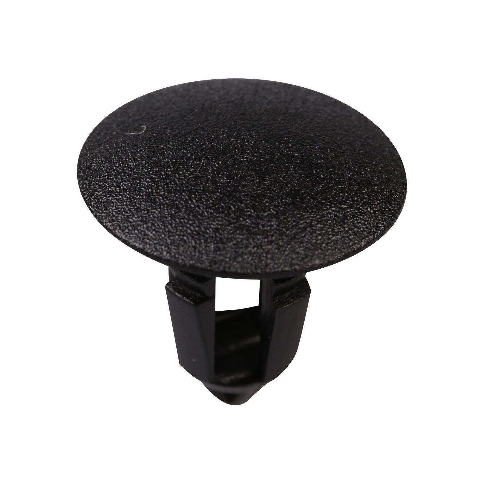 

ECF2267 10 Pieces Trim Panel Retainer for VW Black Nylon Head Diameter: 18mm Stem Diameter: 8.7mm Stem Length: 16.1mm