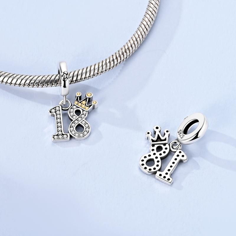 Charms Beads Copper Butterfly Flower Apple Cat Bear Charm Fit Original Bracelet Pendant Women Fine Diy Jewelry Gift