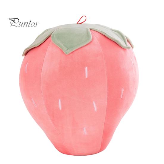 Pernă de pluș cu căpșuni pentru copii Jucărie super moale umplută cu fructe Pernă drăguță scaun lavabilă Cadou de Crăciun pentru copii Profesori Prieteni