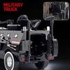 2024 New 1:24 Alloy Armored Car Truck Model Diecasts Off-road Vehicles Model Metal Police Explosion Proof Car Model Sound Light Kids Gift