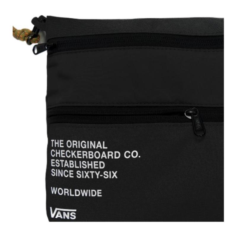 Vans Polyester Shoulder Bag Unisex Black Vans VN0A4BQFBLK1