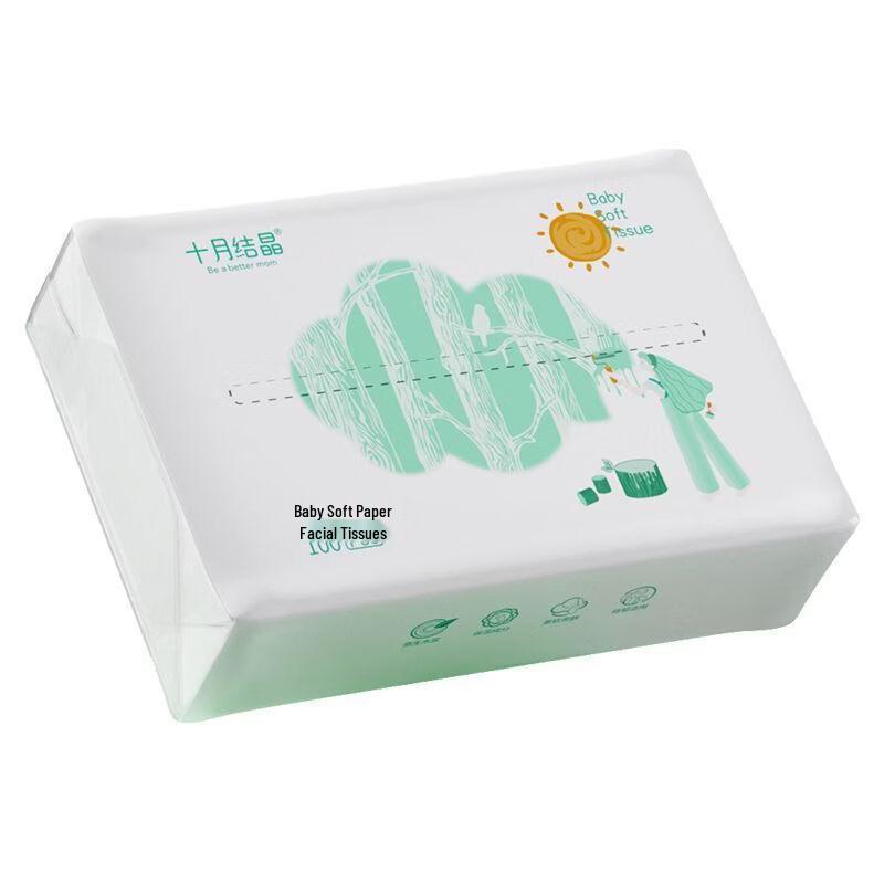 October Crystal Little Sun Cloud Soft Baby Facial Tissues