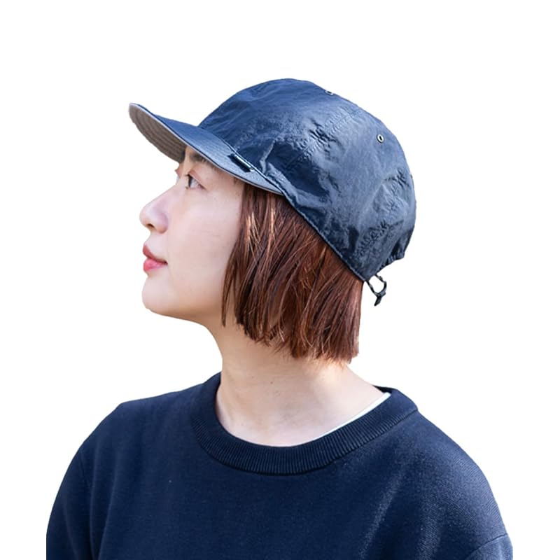 

[Nakota] HIGHER Higher recycled nylon KONBU CAP cap Special order collaboration hat big size men s ladies light lightweight deep water repellent shape