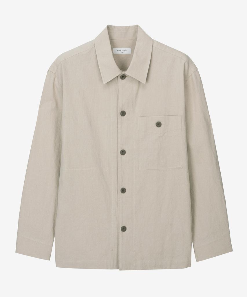 MINDBRIDGE Linen Shacket - 2Color Myws3133
