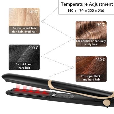 Professional Recovers Damaged Hair Tool with Ultrasonic Infrared Hair Care Iron Cold Flat Iron Hair Treament Styler