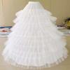 Wedding Petticoat Bridal Underskirt Hoop Crinoline Slip Mermaid Petticoats Fishtail for Ball Gown Prom Dress Customized