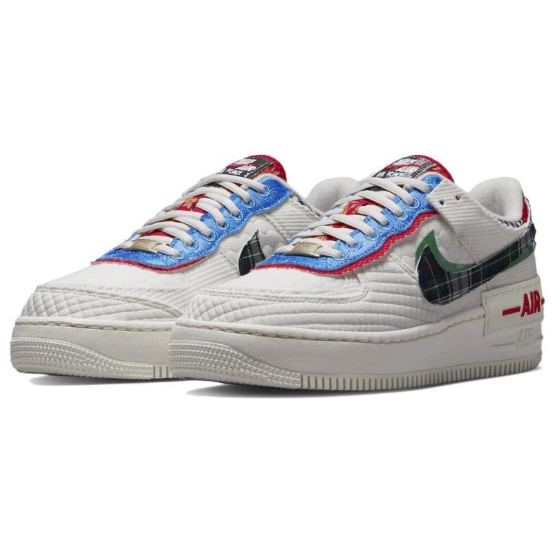 Nike Air Force 1 Low Shadow 'Multi Material' Women's Sneakers DZ5193-100