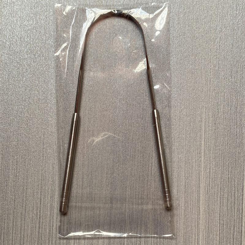 

1Pcs Stainless Steel U-shaped Tongue Scraper Tongue Coating Cleaner Breath Fresh Mouth To Remove Bad Breath Brush Tongue Plate sliver-pp