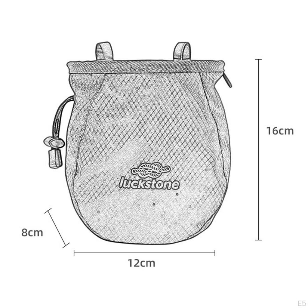Chalk Bag with Adjustable Strap for Climbing And Gym Use