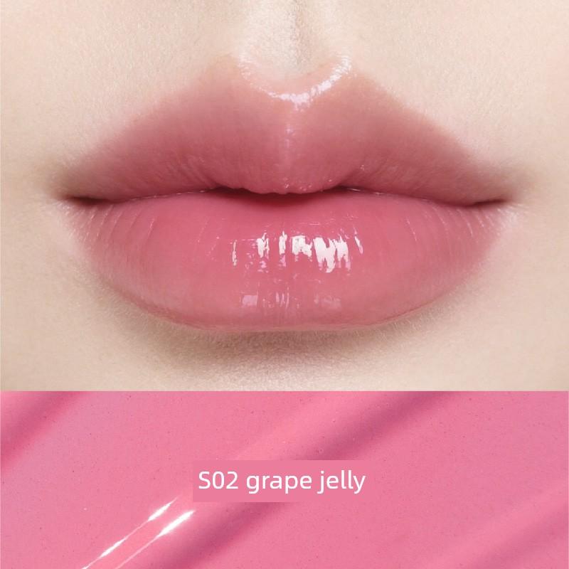 Fenbi Dream Mirror Glossy Water-Light Solid Lip Gloss - Red Caramel Non-Stick Cup, Long-Lasting, Moisturizing, Natural Look