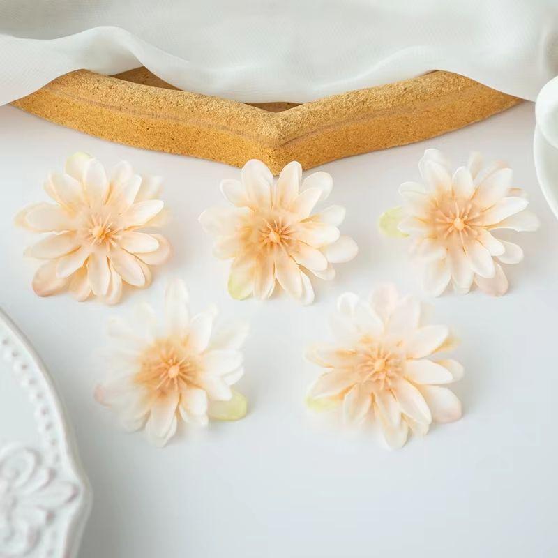 Silk Artificial Flower Chrysanthemum Blossoms Wedding Garden Bridal Bouquet Wreaths Home Vase Table Decor Diy Scrapbook Gift Box