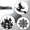 5Pcs Halloween Hanging Decoration Ornaments Holiday Horror Props Paper Strip for Porch Patio
