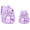 Cute Cartoon Kids Large Capacity Backpack Set Kawaii Anime School Bag For Children