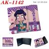 Anime Cartoon Rumi Zoey Demon Hunters PU Leather Wallet Card Bag Birthday Gift