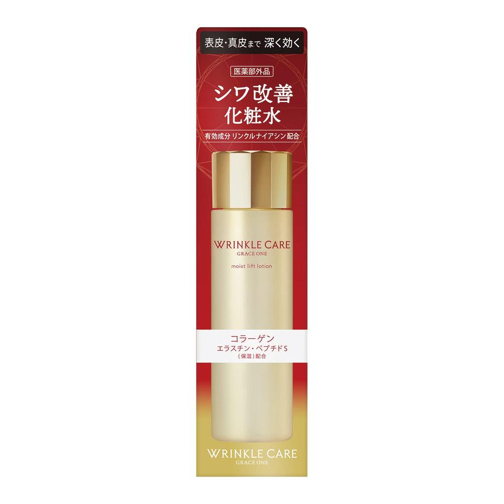 GRACE ONE KOSE Wrinkle Care Moist Lift A Lotion for Wrinkle Wrinkle and Beautiful Suitable for Sensitive 180mL Lotion Luxurious, Rich-texture