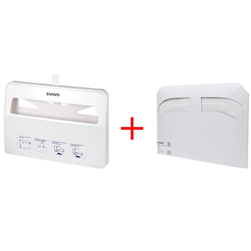 

Wall-Mounted Toilet Tissue & Seat Paper Dispenser