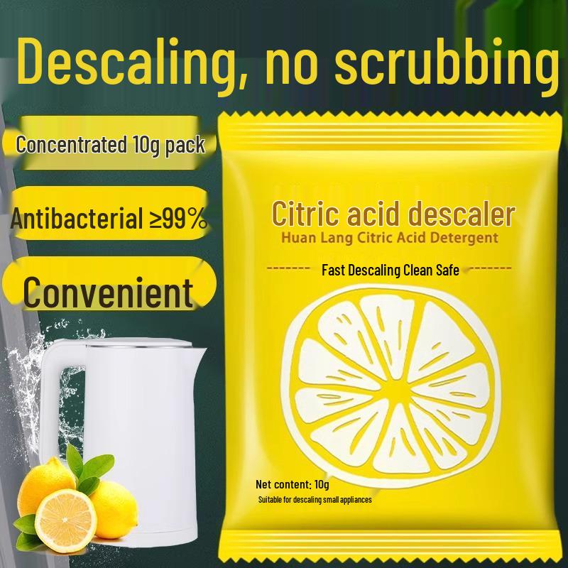 Citric Acid Descaler - Limescale & Tea Stain Remover for Electric Kettles and Water Heaters