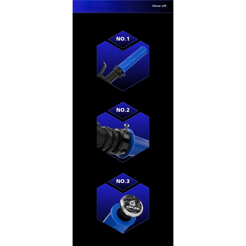 1párová rukojeť pro horské kolo Jezdecká protiskluzová rukojeť Univerzální uzamykatelná gumová rukojeť Jezdecké příslušenství Gripy na řídítka jízdních kol