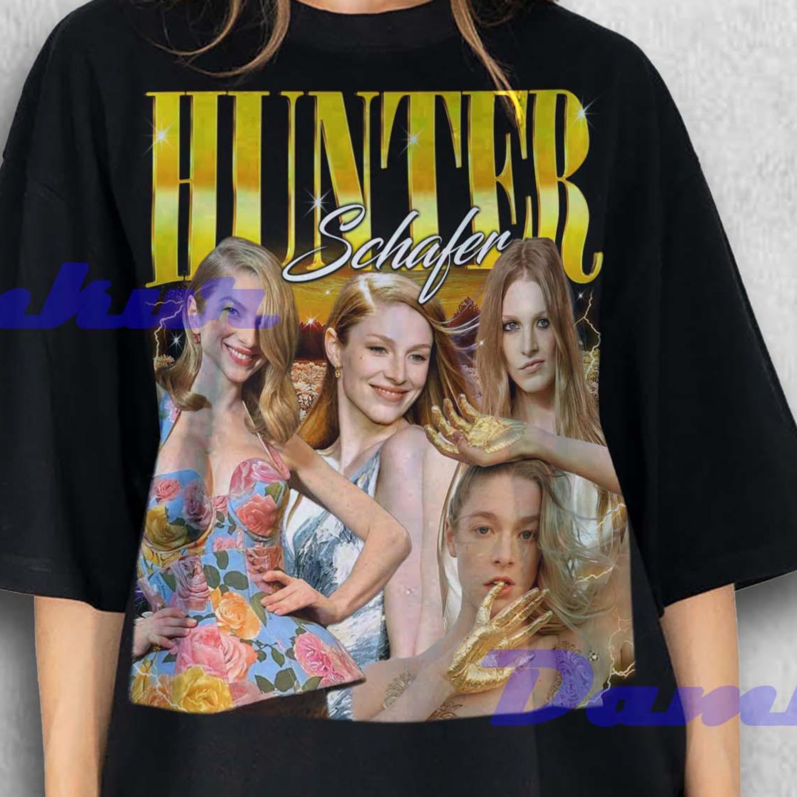 Hunter Schafer Shirt, Hunter Schafer Vintage Tshirt, Hunter Schafer Fan Tees, Hunter Schafer Retro Sweater, Hunter Schafer Merch Gift Tee 3XL