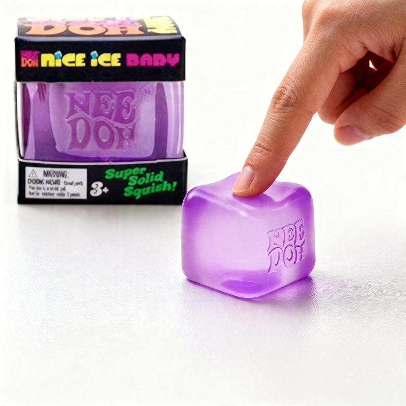 New Ice Cube Maltose Decompression Toy Ice Cube Maltose Pinch Music Cube decompression pinch фиолетовый