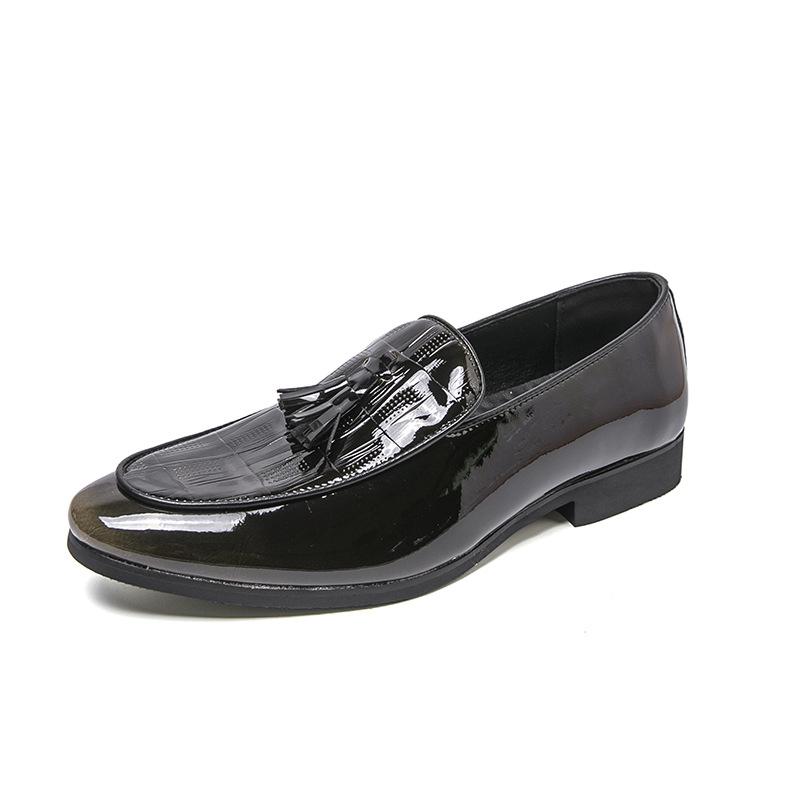 One Pedal Business Leisure Office Pointed Men's Shoes Spring and Autumn British Merry