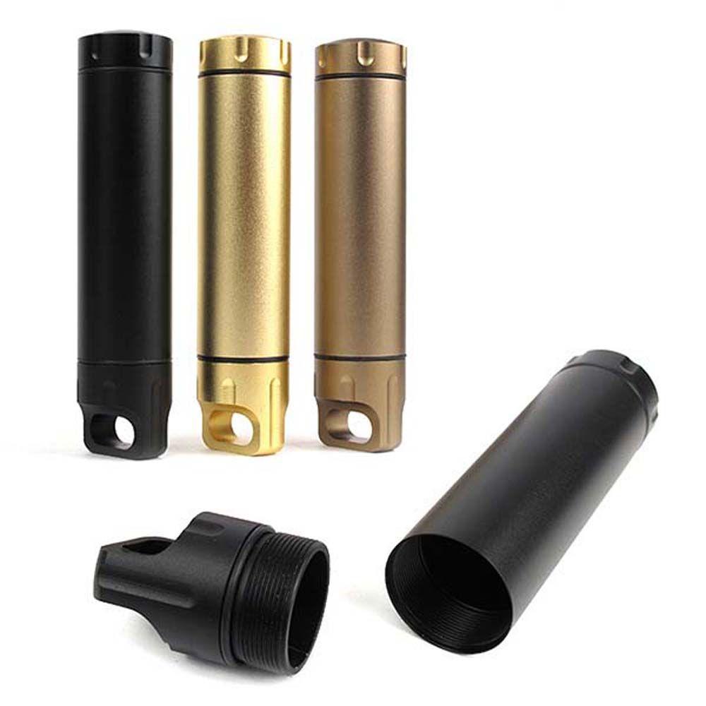 

Canister Container Emergency Capsule Bottle Capsule Container Waterproof Sealed Tank Pill Box чорний