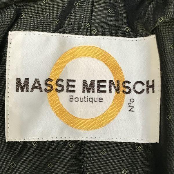 Made in Japan/MASSE MENSCH/Wool Chesterfield Coat/Outerwear/L/Dark Gray/(USED)