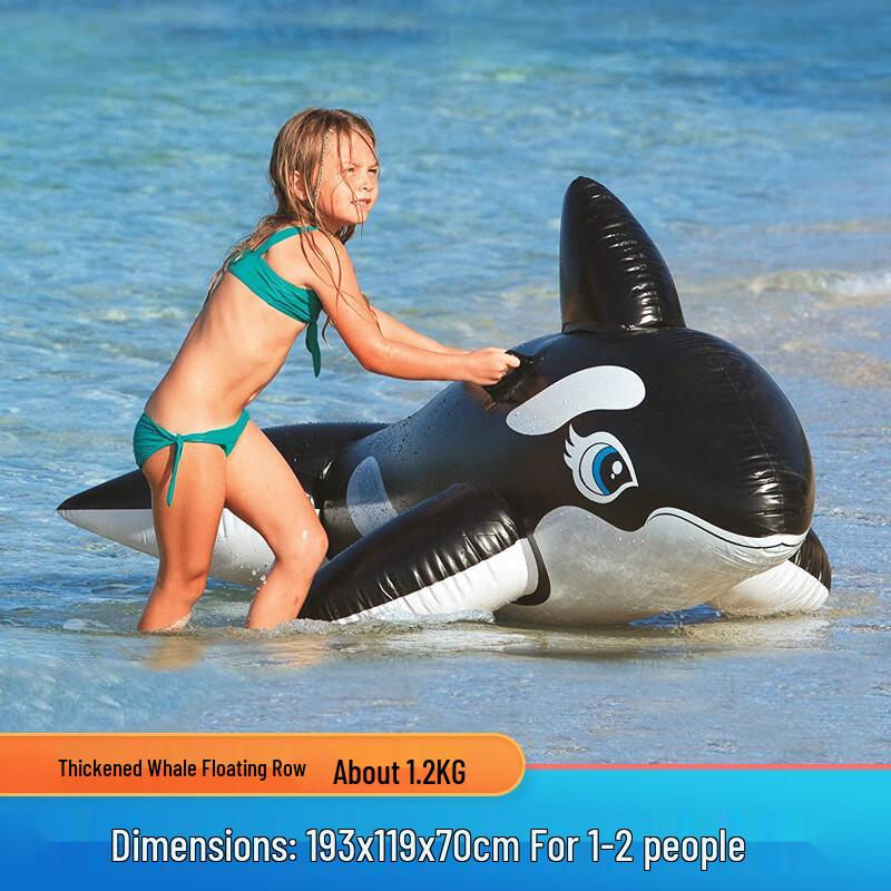 Whale Rider Inflatable Pool Float