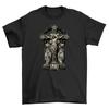 Gothic_83: Jesus On the Cross T-shirt - Holy and Hilarious! Unisex Printed Design,