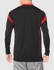 Volleyball Game Shirt, Long Sleeve, Moisture-Wicking, Quick-Drying, Junior Available, V2MA2121, Unisex, Black x Chinese Red, Size L