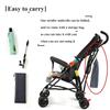 Pure Color Universal Baby Parasol with Holder Clip Lamp Sun Protection  for Trolley Bike Wheelchair