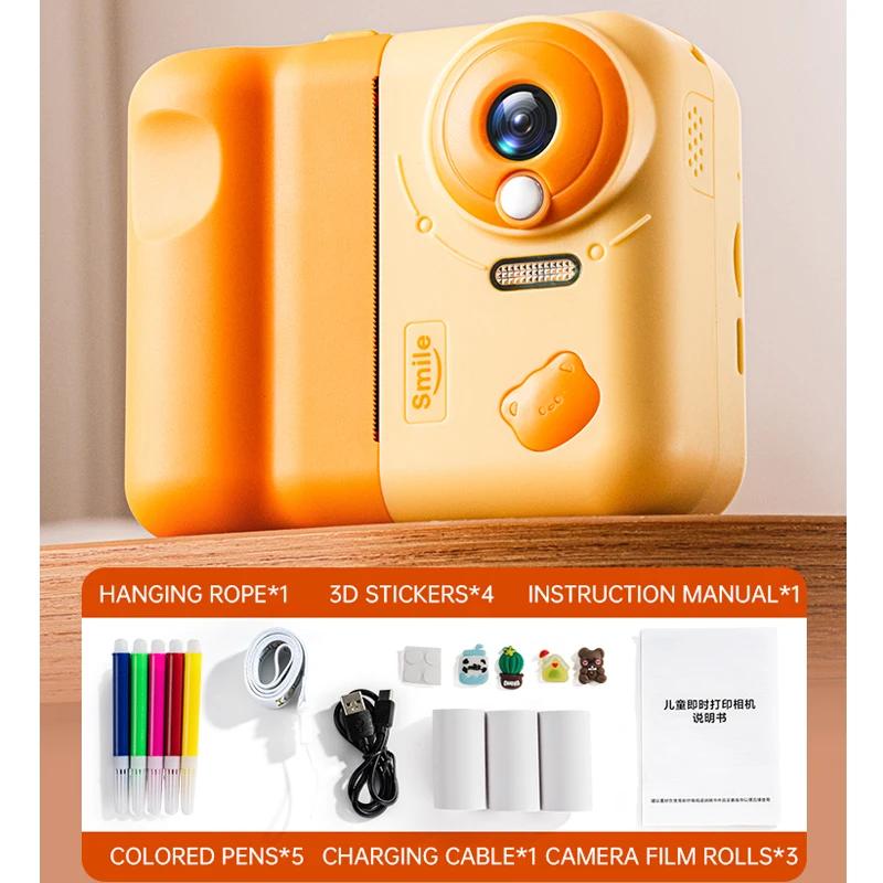Non-Toxic Children Camera 1080P Hd Toddler Digital Video Camera Pography Mini Cam Kids Camera Toys For Children Gift Christmas Birthday Gift